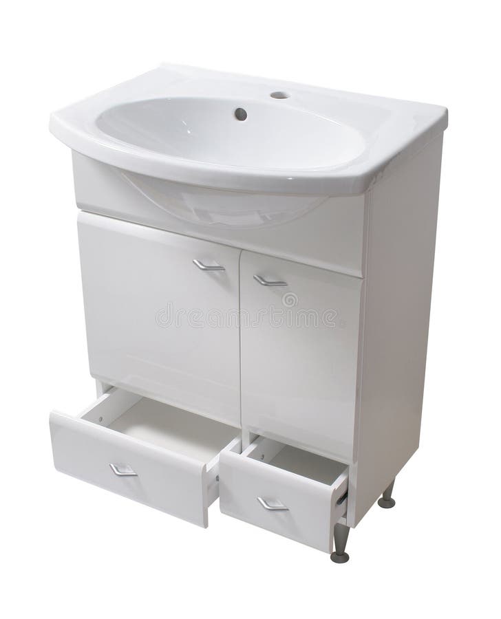 Basin with cabinet