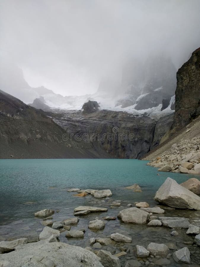 Basis des Ausblickes ‚Torres Del Paine ‚ stockbild Basis des Ausblickes ‚Torres Del Paine ‚ stockbild