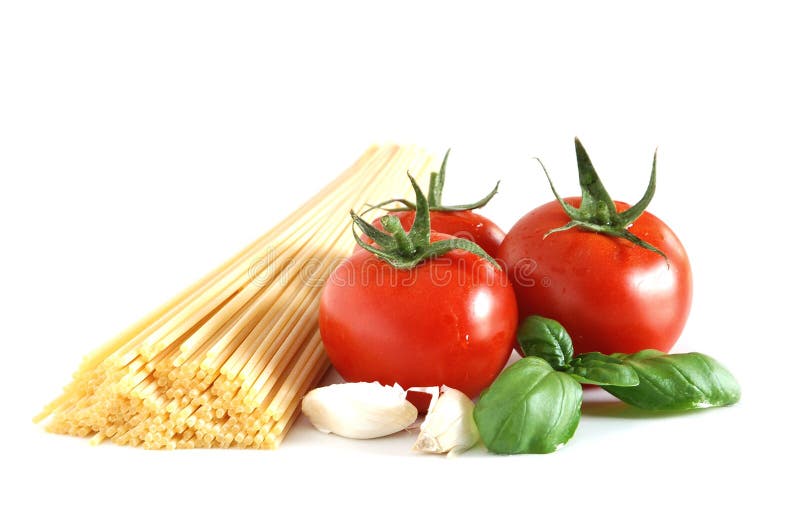 Basis spaghetti royalty-vrije stock foto