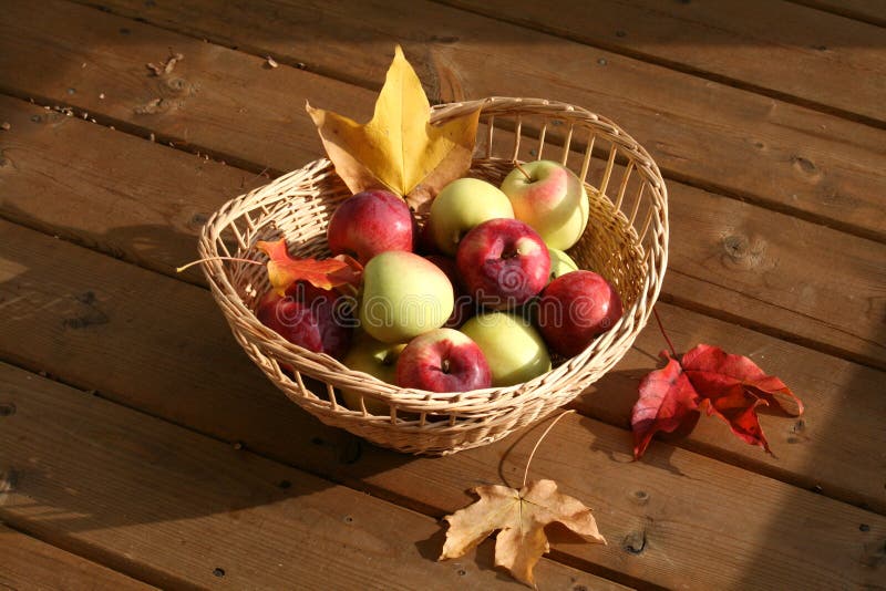 Basket with Apples