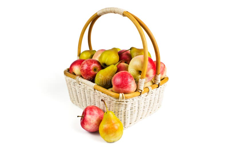 Basket with apples