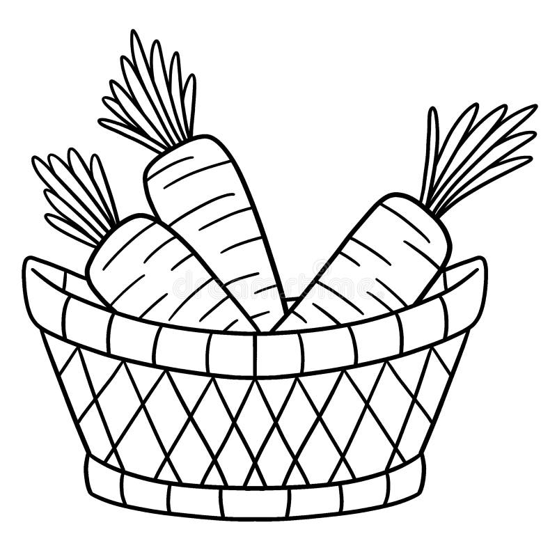 Aggregate more than 171 vegetable basket drawing easy
