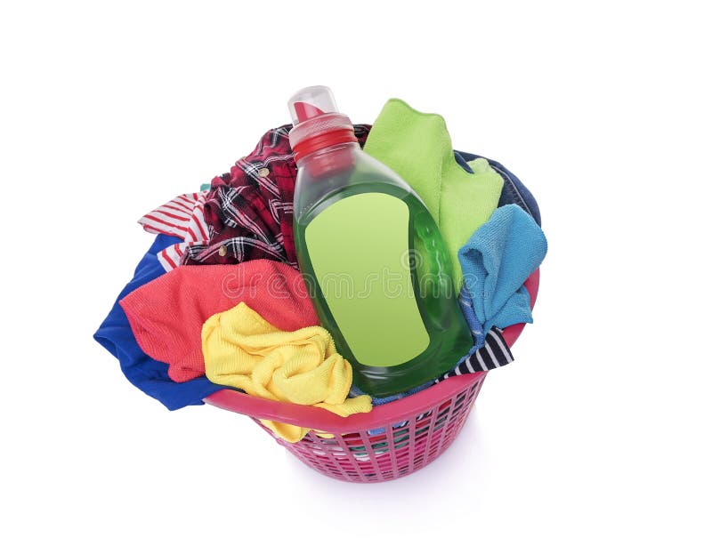 Dirty Laundry and Washing Powder. Stock Image Image of dirty, casual