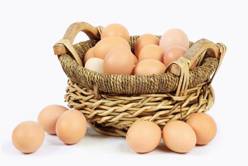 Basket of eggs. 