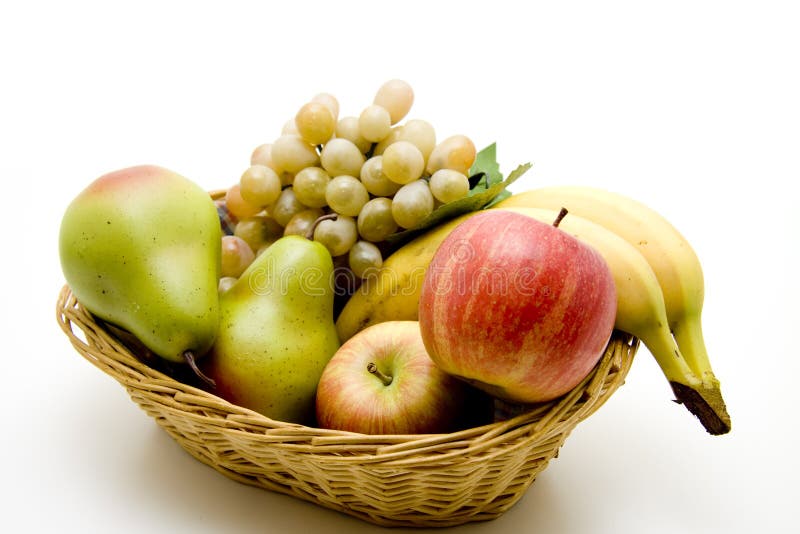 Basket with fruit