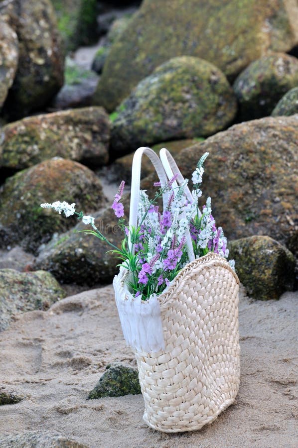 A basket full up with lilac flower