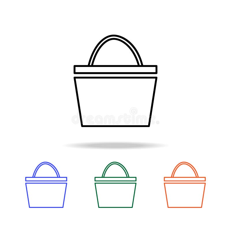 Basket Icon. Elements of Simple Web Icon in Multi Color. Premium ...