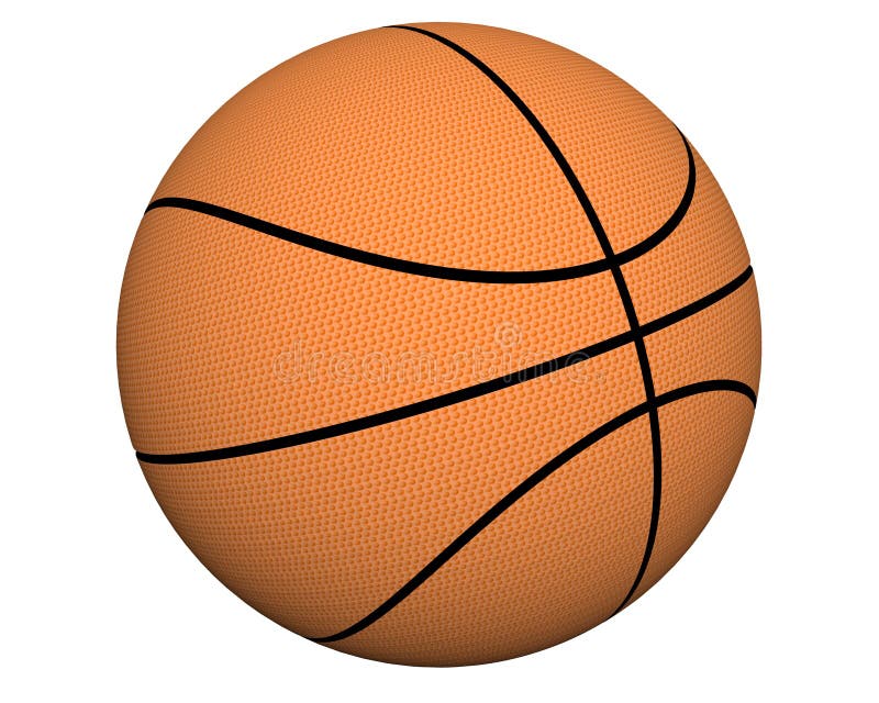 Basket isolerad white 3d vektor illustrationer