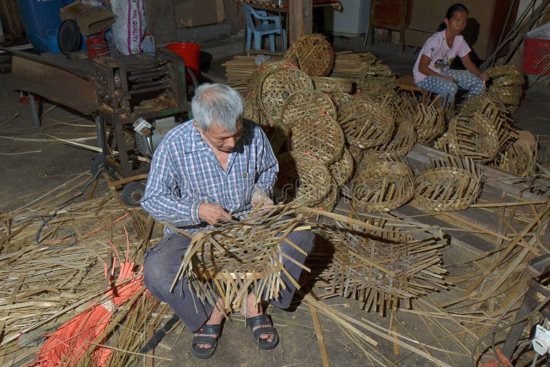 Basket Maker of the Village of Sindhupalchowk after the Earthquakes