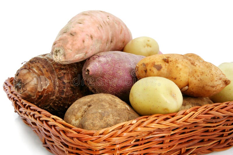 Basket Of Potatoes Royalty Free Stock Photography Image 2442467