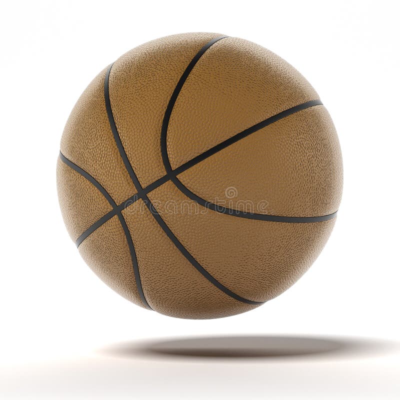 Basket som isoleras på vit bakgrund stock illustrationer