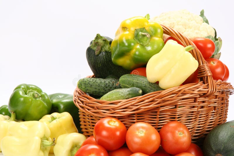 Basket of vegetables