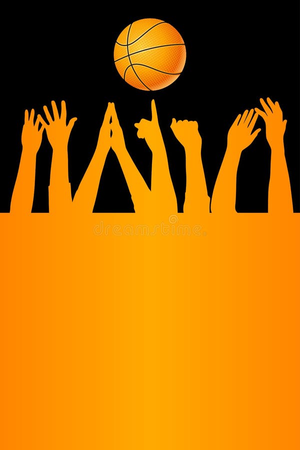 Basketball background stock vector. Illustration of single 27833693