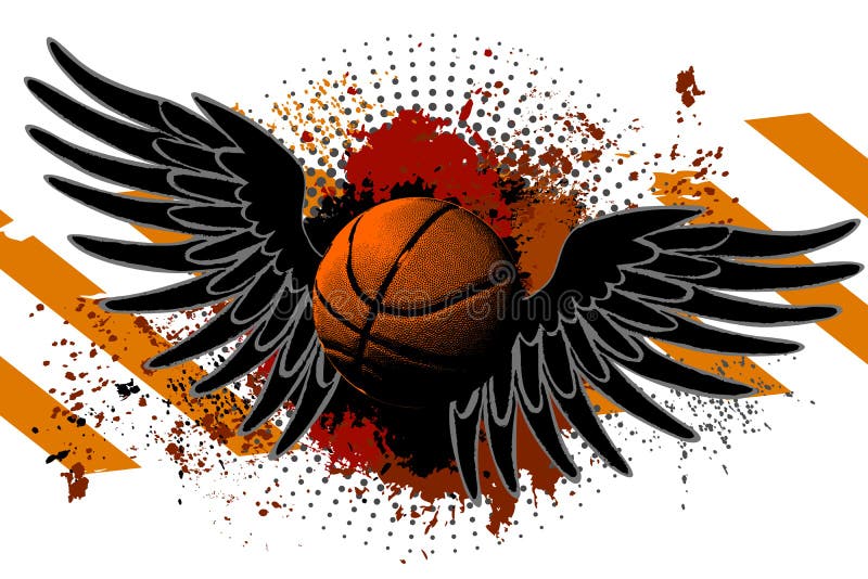 Basketball Wings Stock Illustrations 549 Basketball Wings Stock
