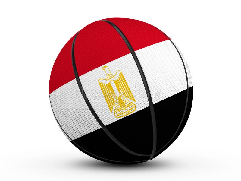 Basketball Ball Egypt Flag Stock Illustrations 16 Basketball Ball