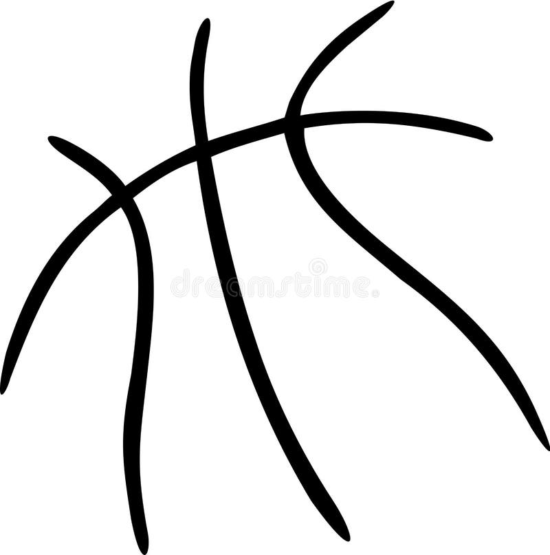 Basketball Ball Lines vector illustration Basketball Ball Lines vector illustration