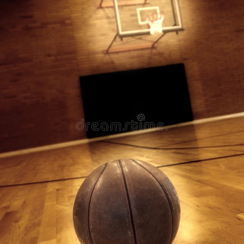 Basketball and Basketball Court Detail royalty free stock images Basketball and Basketball Court Detail royalty free stock images