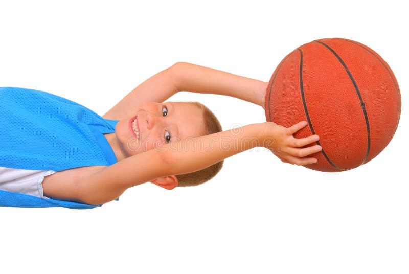 Little Boy Dribbling Basketball Stock Image Image of casual, little
