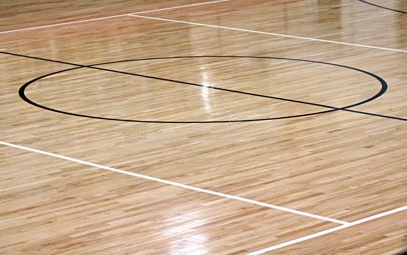 Basketball Center court royalty free stock photography