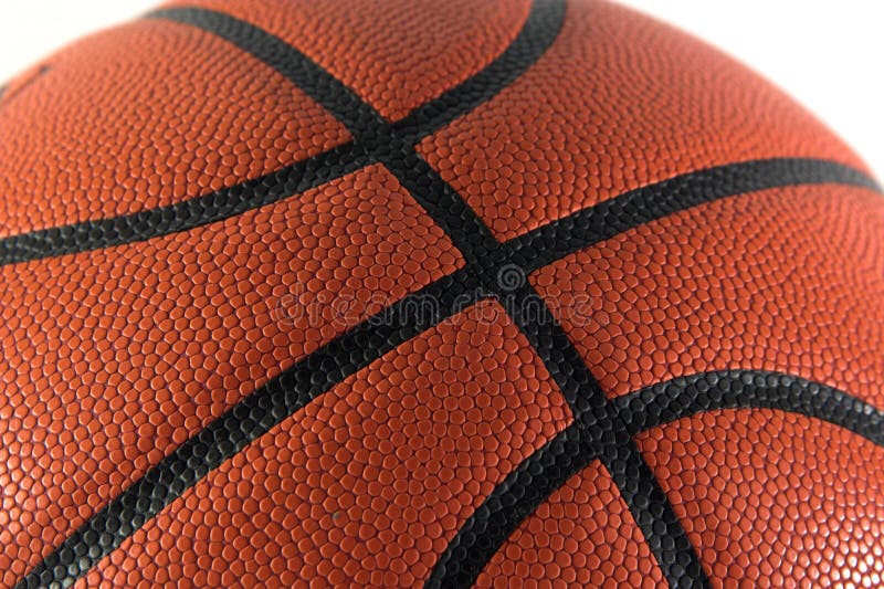 Basketball closeup isolated on stock images