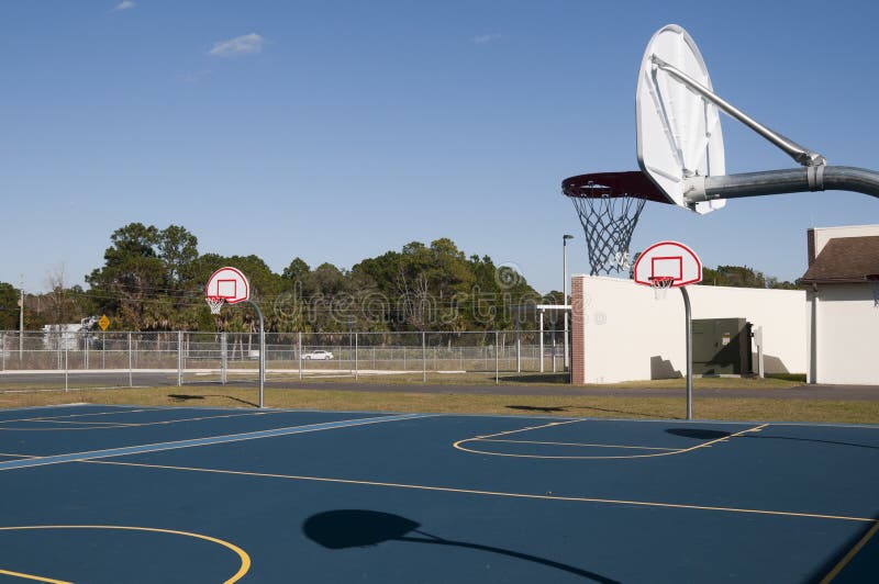 Primary School Basketball Court Stock Image Image of building, inspirational 33260239