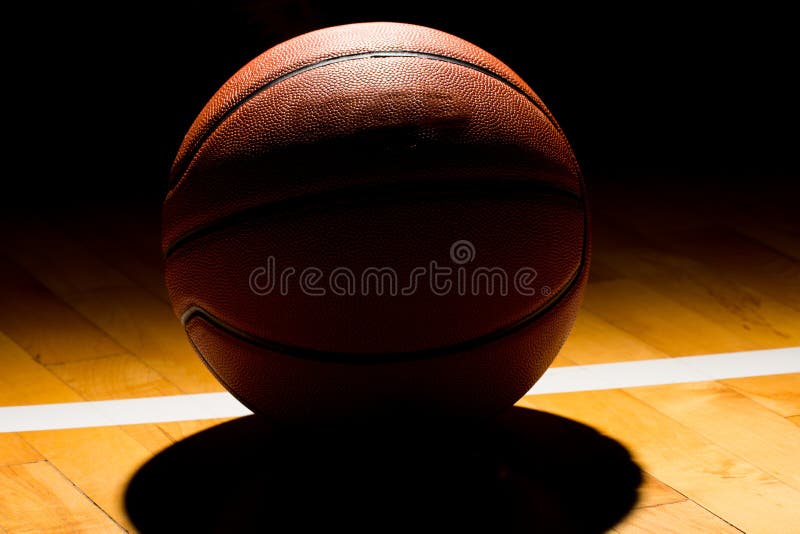Black Basketball Court Background
