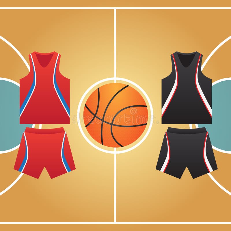 Basketball Court Floor Ball Stock Illustrations 1,980 Basketball