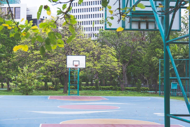 Basketball court stock photo. Image of landscape, court 90698666