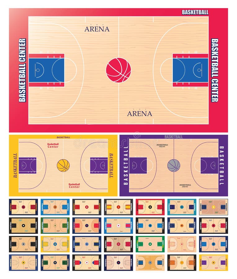 Diagrams of Basketball Courts - Recreation Unlimited