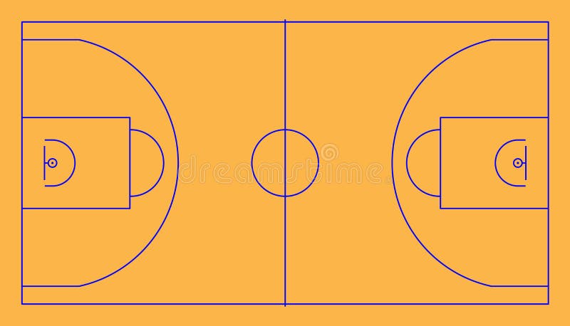 Basketball Court Above Stock Illustrations 110 Basketball Court