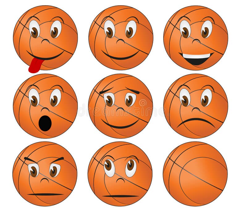 Basketball face stock vector. Illustration of active 26984167