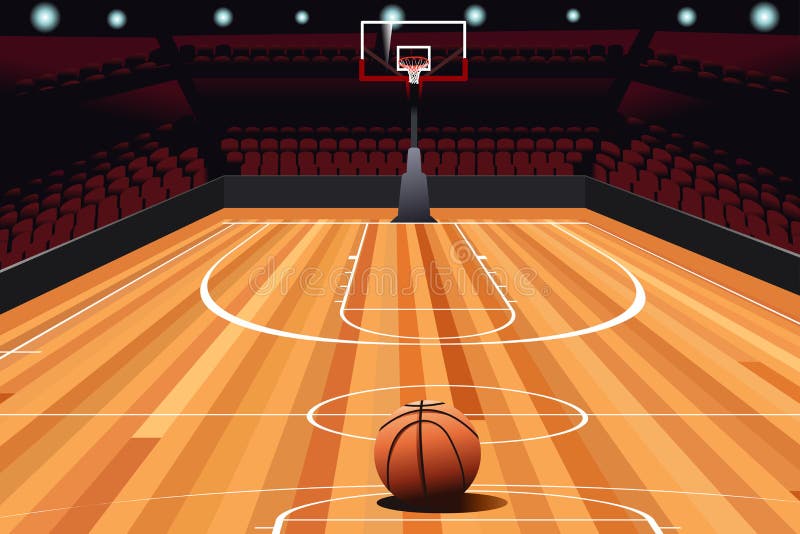 Empty Basketball Court Stock Illustrations 2,586 Empty Basketball