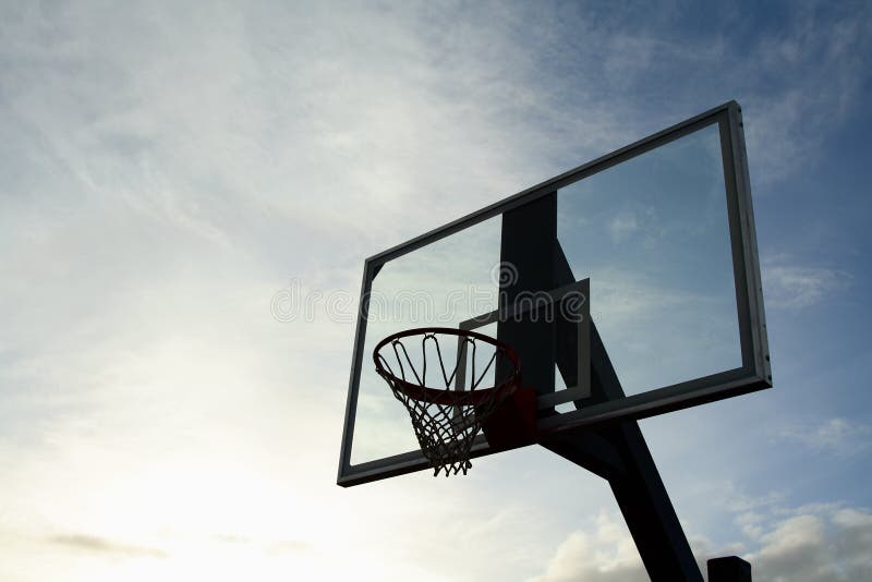 Basketball hoop stock images