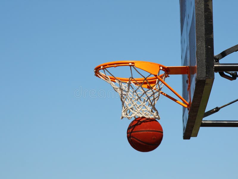 a game of basketball gave me a swoosh Stock Photo - Alamy