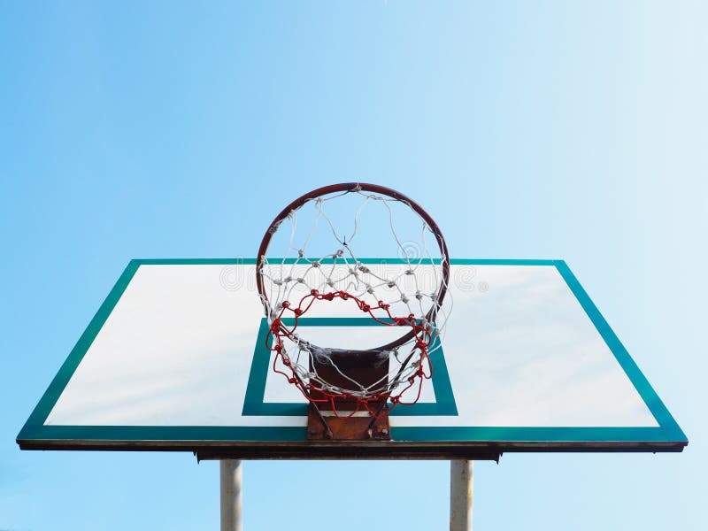 Basketball hoop cage