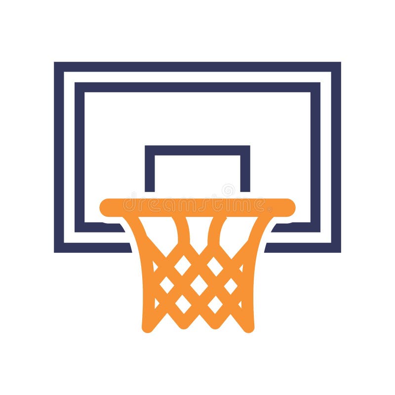 Basketball Hoop Icon. Vector Illustration Decorative Design Stock Vector Illustration of