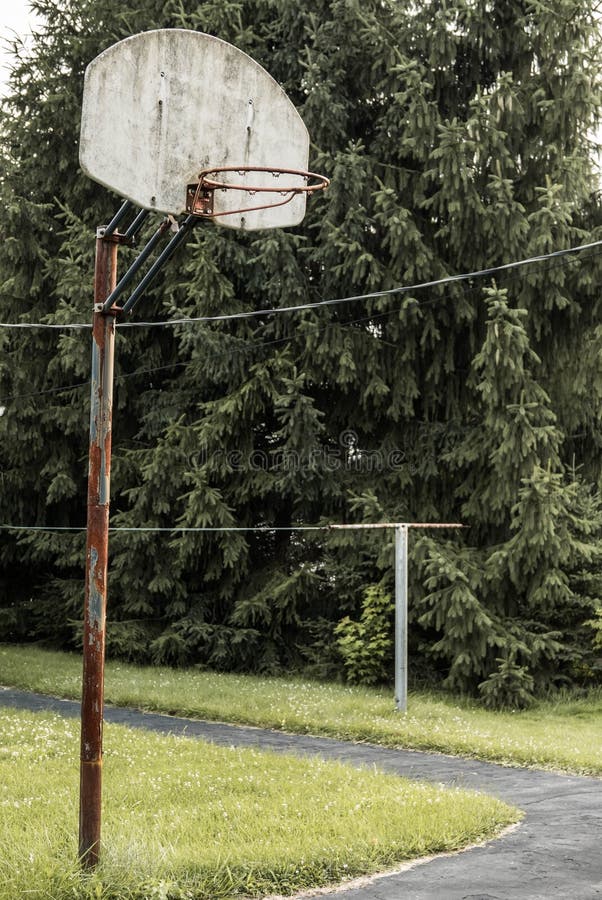 A basketball hoop in rural Indiana, United States. A state known for Hoosiers, and the invention of the game. A basketball hoop in rural Indiana, United States. A state known for Hoosiers, and the invention of the game.