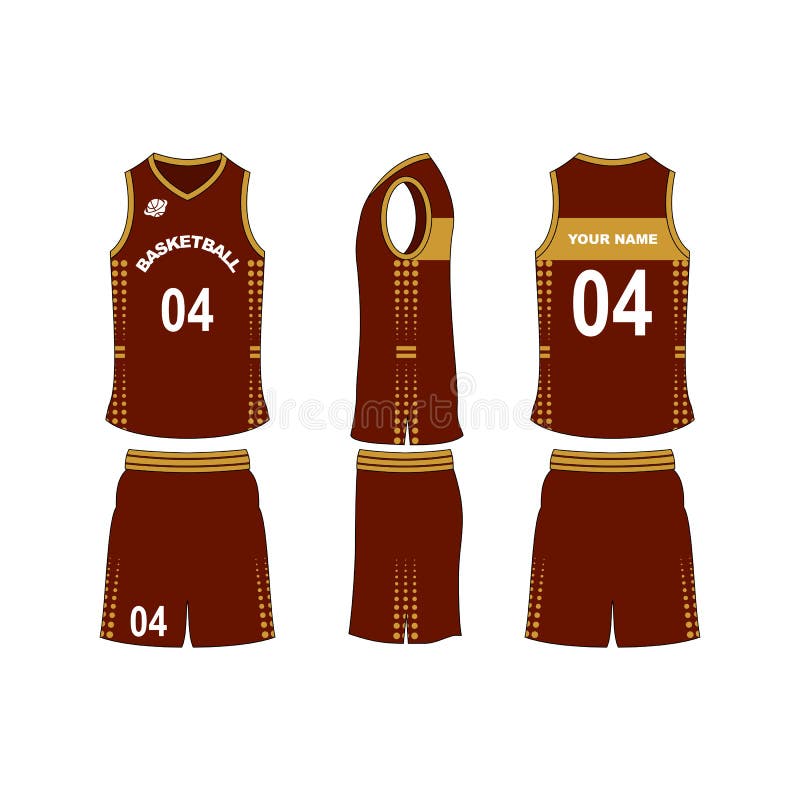 brown basketball jersey