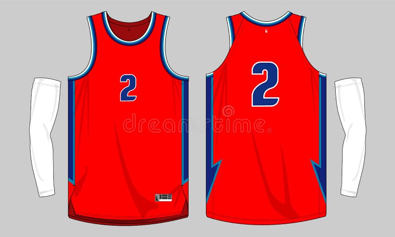 Basketball Retro Jersey Short Templates Vectors Stock Vector