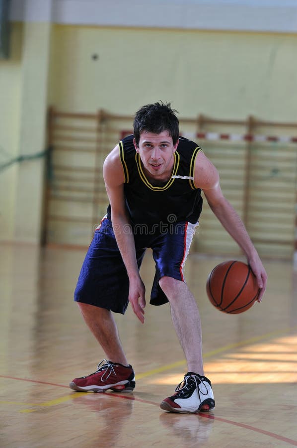 Man Shooting Basketball stock photo. Image of american 10180098