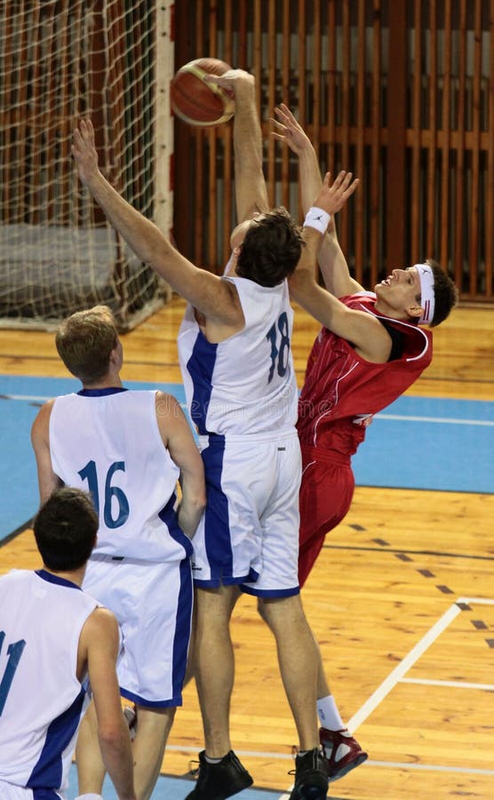 BASKETBALL MATCH editorial photography. Image of time 12862042