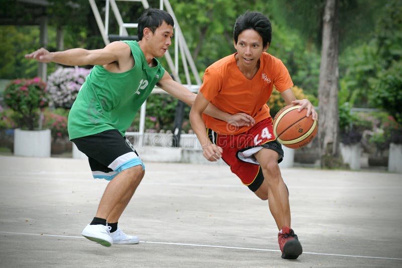Basketball Match stock images