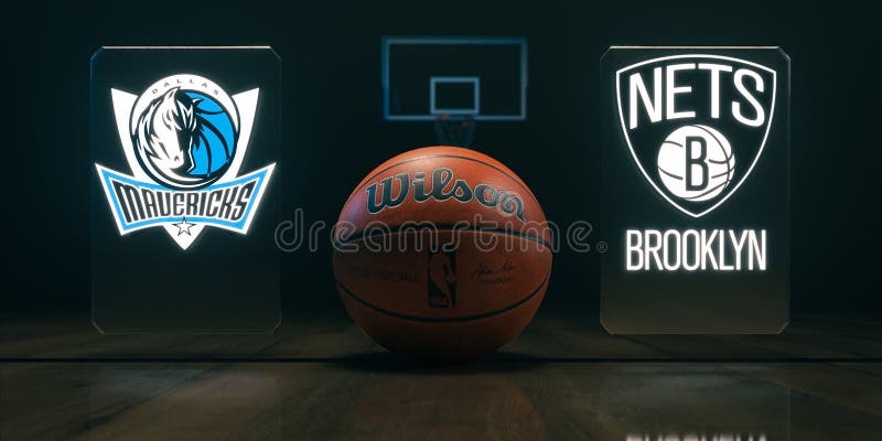 Basketball Match - Dallas Mavericks VS Brooklyn Nets Editorial ...