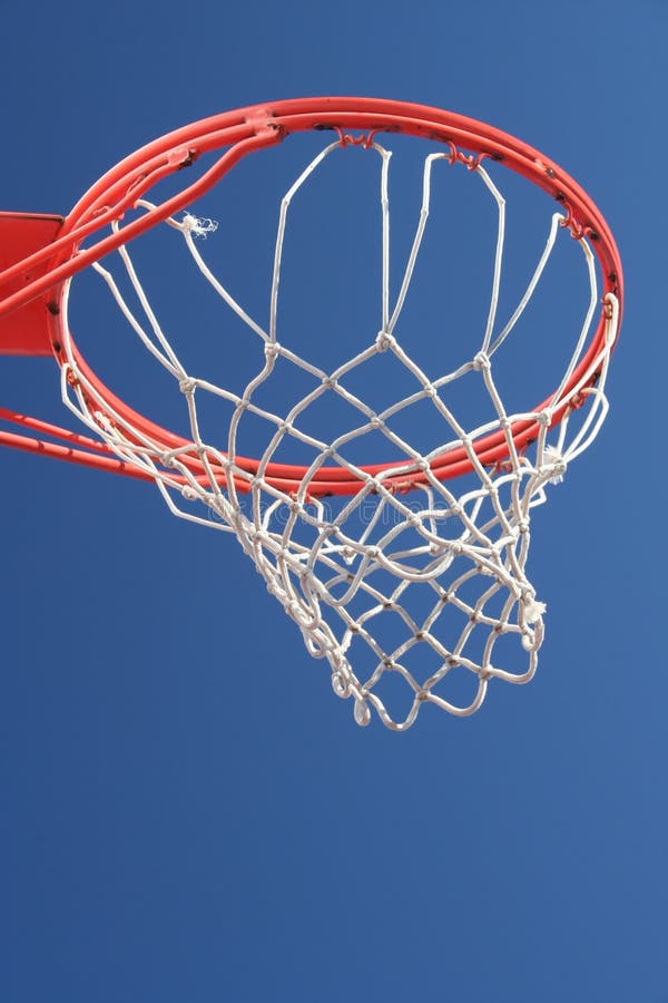 Basketballnetz Ersatz 40cm Weiß - PE Netz Für Basketballkorb Nach DIN EN 1270