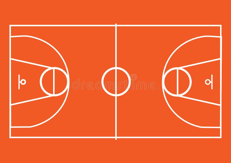 Basketball pitch stock vector. Illustration of championship - 8837873