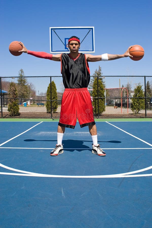 Basketball Player stock image. Image of basketball, outdoors 12620461