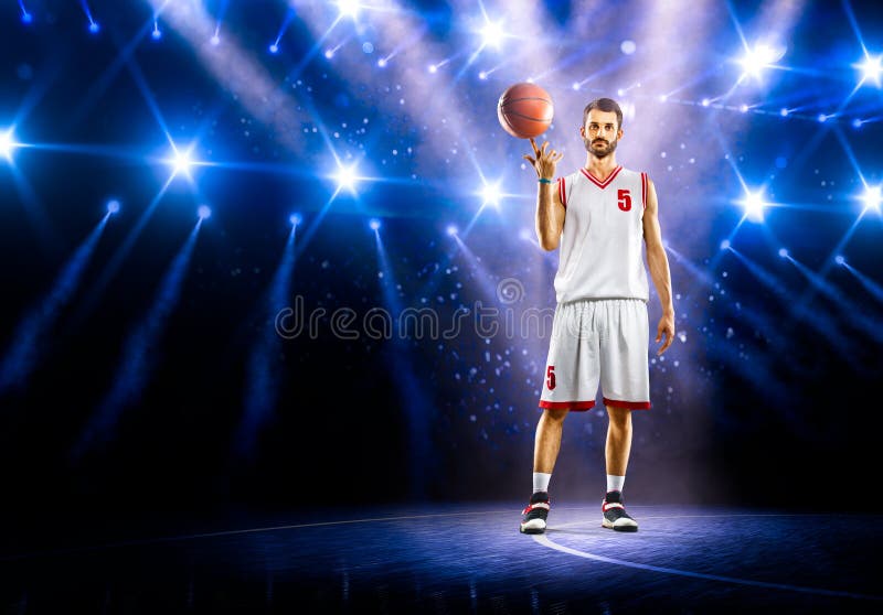 Basketball Player is Spinning Ball Around the Stock Image Image of basketball, lifestyle 50040769