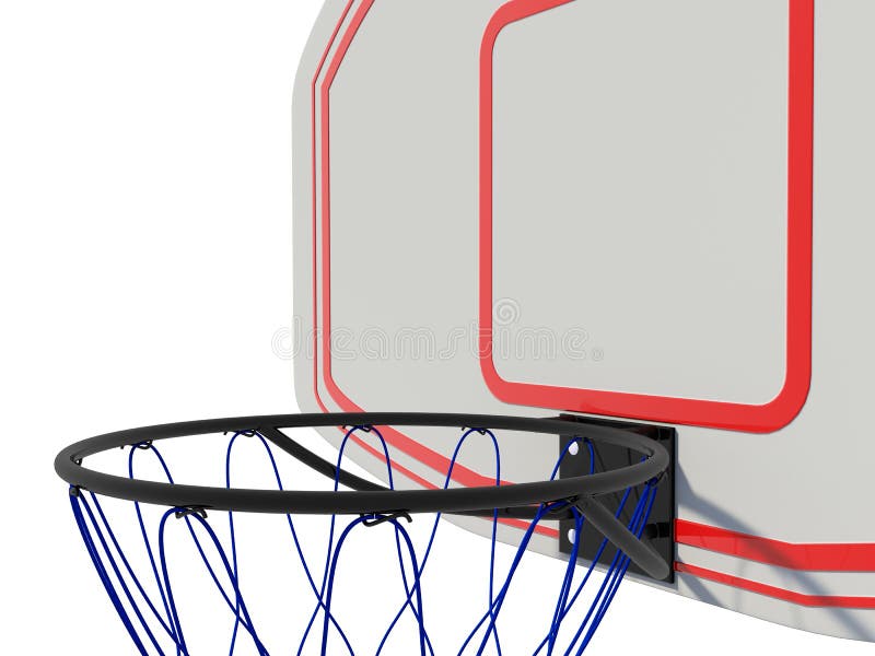 Basketball ring stock illustration. Illustration of isolated 4489306