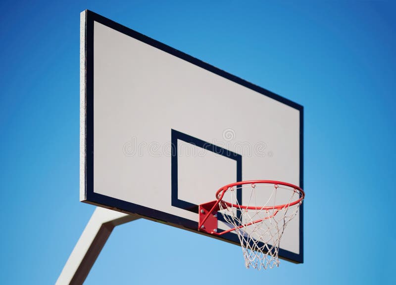 Basketball Ring Side View Blue Sky Stock Photos Free & RoyaltyFree