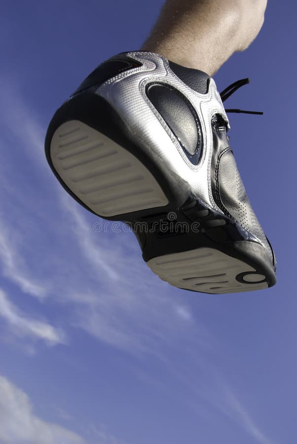 Basketball shoe stock photo. Image of concept, black, close 2812122